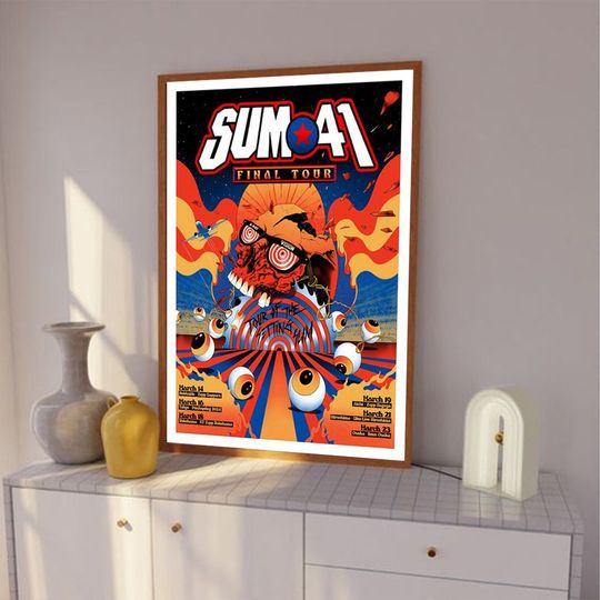 Sum 41 Final Tour 2024 March 16  Tokyo, Japan  Punkspring Poster
