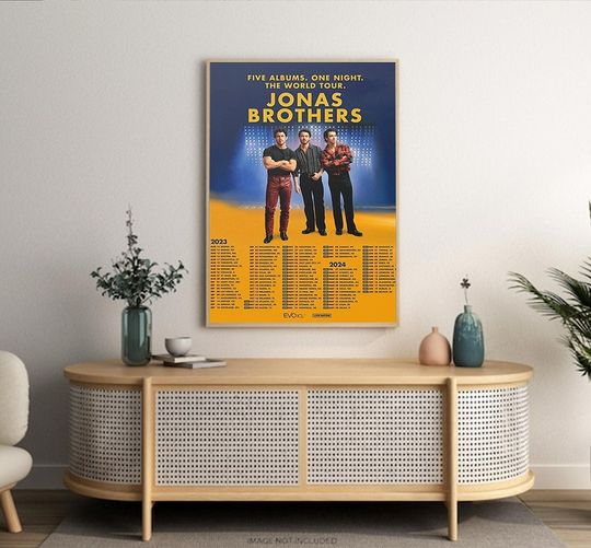 Jonas Brothers Tour 2023 - 2024 Poster