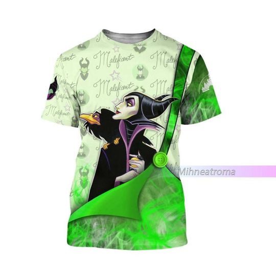 Maleficent Disney Villain 3D Shirt