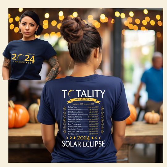 Total Solar Eclipse April 2024 Shirt, American Solar Eclipse 4.8.24 Tshirt