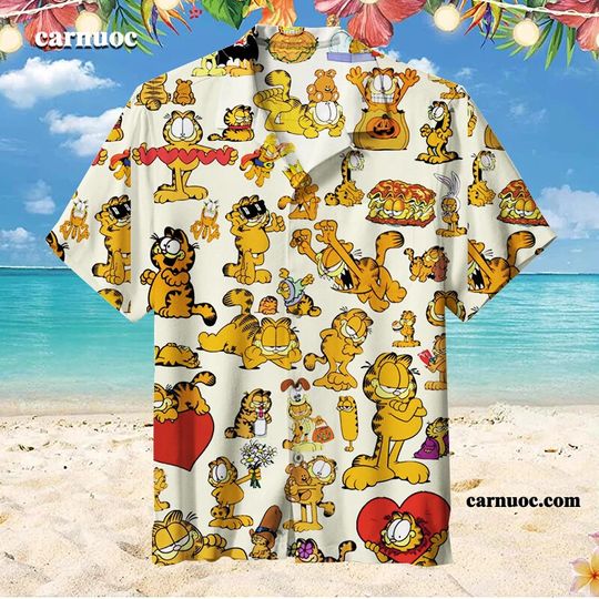 Garfield Collage Hawaiian Shirt