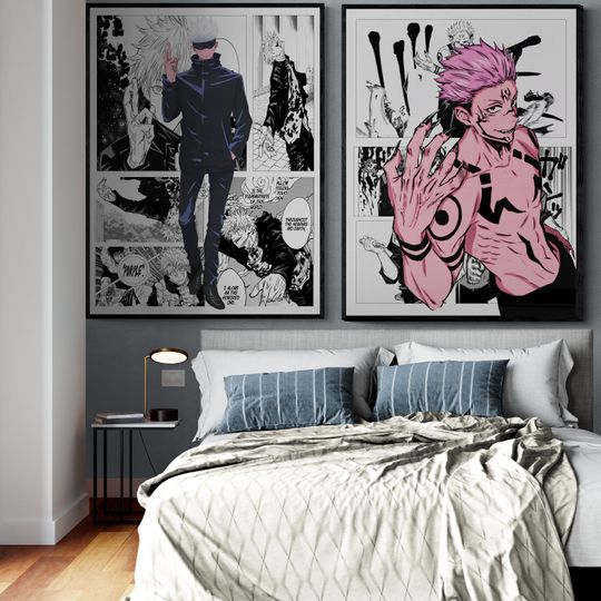 Jujutsu Satoru, manga poster, anime poster, popular anime