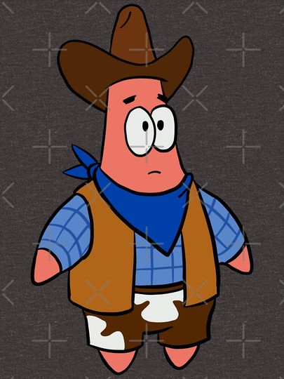 Yeehaw Patrick Star Funny Hoodie