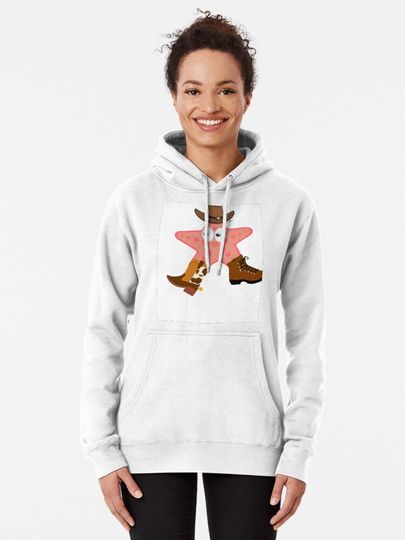Patrick Star Cowboy Boots Funny Hoodie