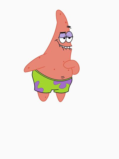 Starfish Biting His Lip Patrick Star Funny Hoodie