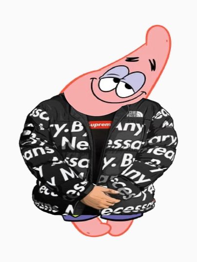 Drip Patrick Star Funny Hoodie