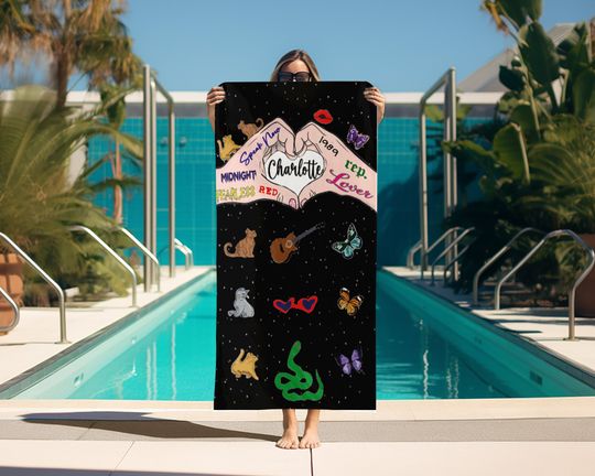 Vacation Gift, Nice Images Towel, Valentine's Day, Concert Towel