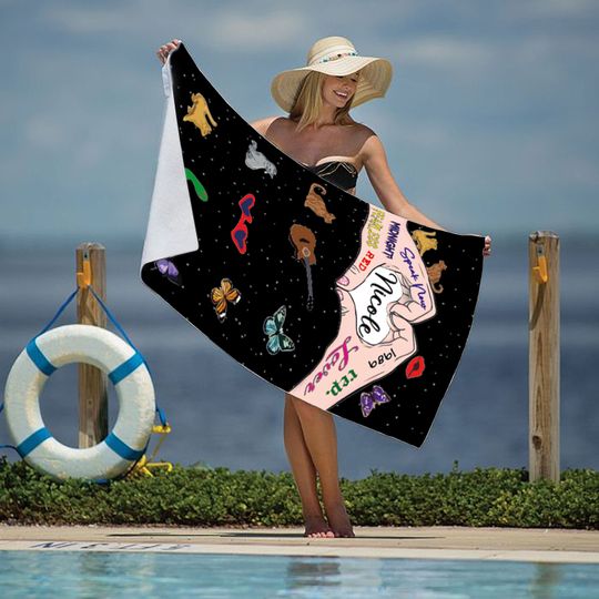 Vacation Gift, Nice Images Towel, Valentine's Day, Concert Towel