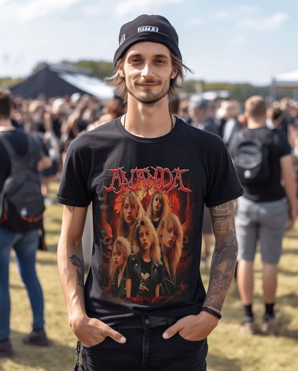 Custom Bootleg Shirt, Black Metal Shirt, 90s Bootleg Shirt