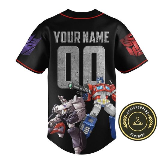 Transformers Baseball Jersey, Transformers Jersey Shirt