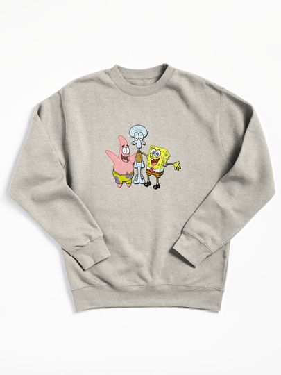 Sponge Bob Squarepants and Patrick Star Funny Sweatshirt