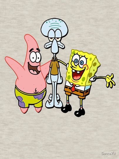 Sponge Bob Squarepants and Patrick Star Funny Sweatshirt
