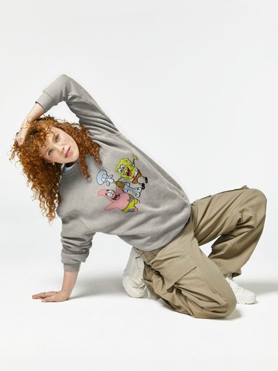 Sponge Bob Squarepants and Patrick Star Funny Sweatshirt