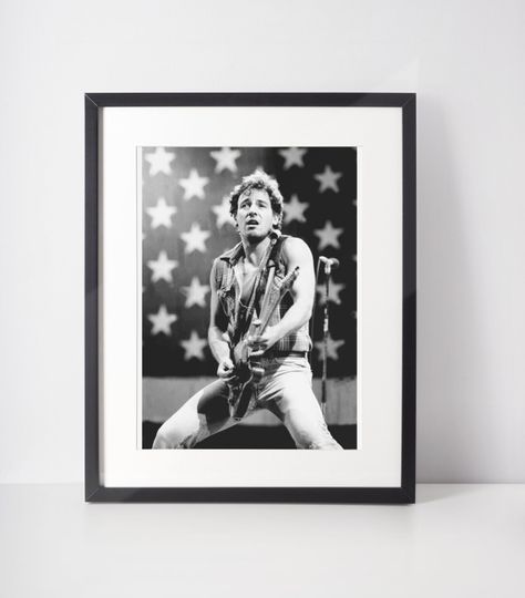 Bruce Springsteen Music Artist Print | Free Shipping | Icon Print | Poster | A6 A5 A4 A3 A2 A1 A0 6x4 5x7 10x8 | Custom Size Available