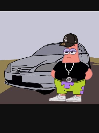 Gangster Patrick Star Funny Sweatshirt