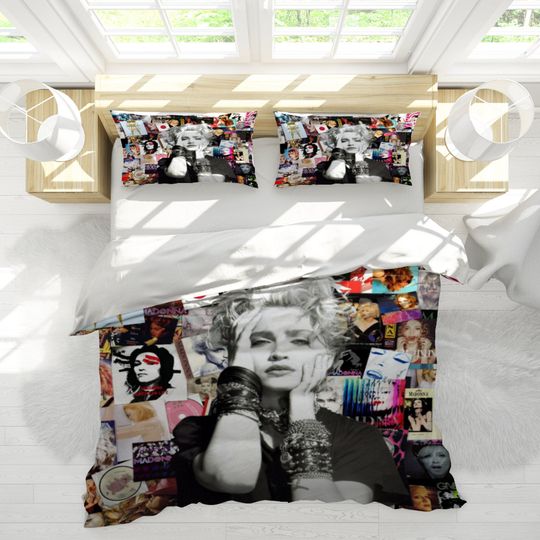 80s Madonna Bedding Set - Celebrity Beding Set