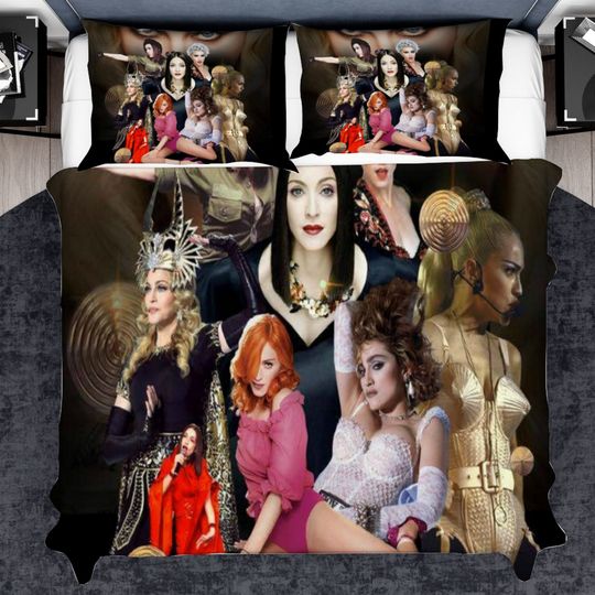 80s Madonna Bedding Set - Celebrity Beding Set