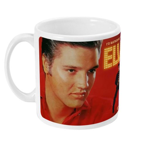 Elvis coffee mug, Elvis gift, Rock n Roll Mug, Elvis present, Rock gift, Elvis Presley