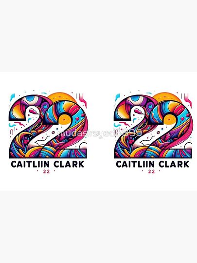 Caitlin Clark Jersey Number 22 Coffee Mug