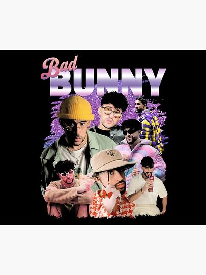 Bad Bunny Mouse Pad, Bad Bunny Merch