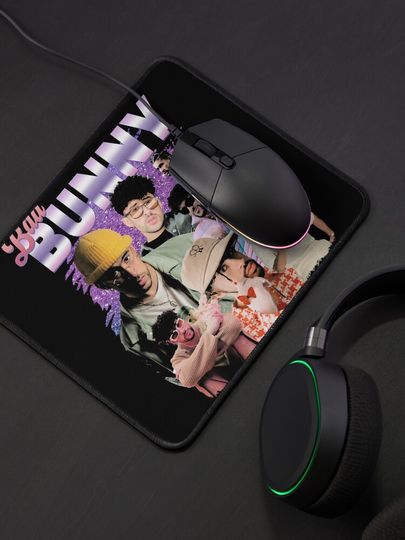 Bad Bunny Mouse Pad, Bad Bunny Merch
