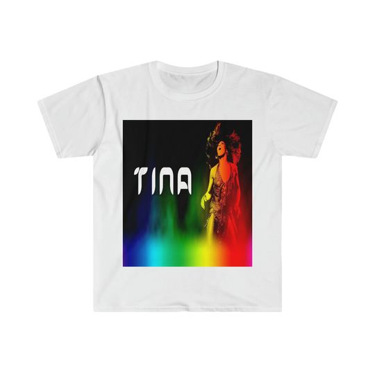 Unisex Soft Cotton T-Shirt. Tina Turner