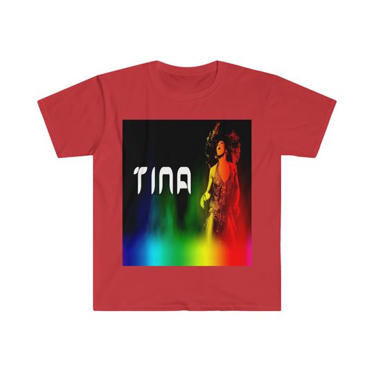 Unisex Soft Cotton T-Shirt. Tina Turner