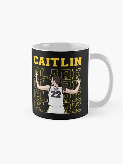 22 Caitlin Clark Iowa Coffee Mug