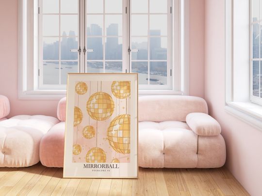 Mirrorball Poster | Printable Wall Art