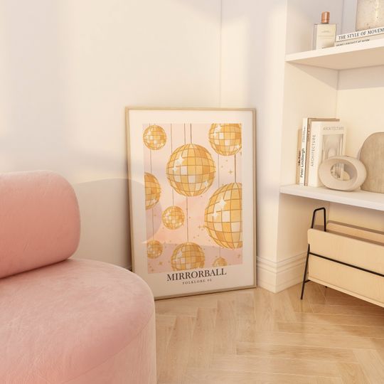 Mirrorball Poster | Printable Wall Art