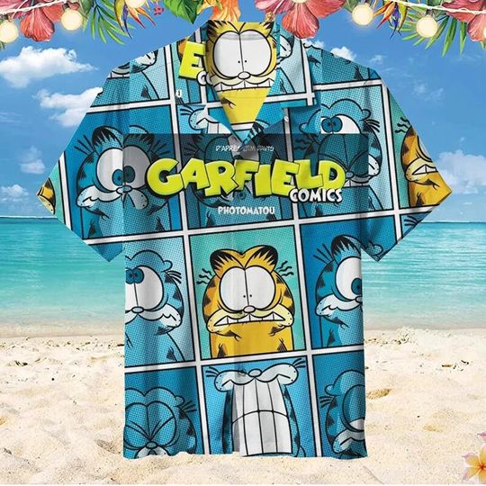 Garfield Hawaiian Shirt