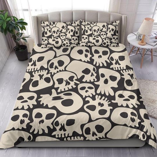 Skull Bedding Set, Monster Bedding Set