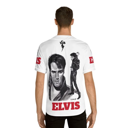 The King Rock And Roll Elvis Presley Baseball Jersey