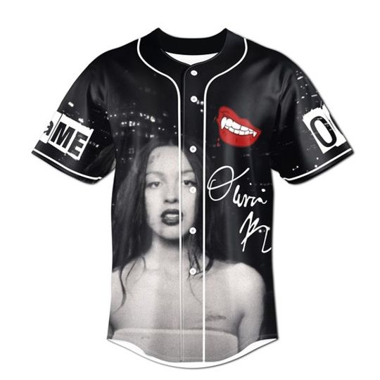 Personalized Olivia Rodrigo Guts Tour 2024 Baseball Jersey