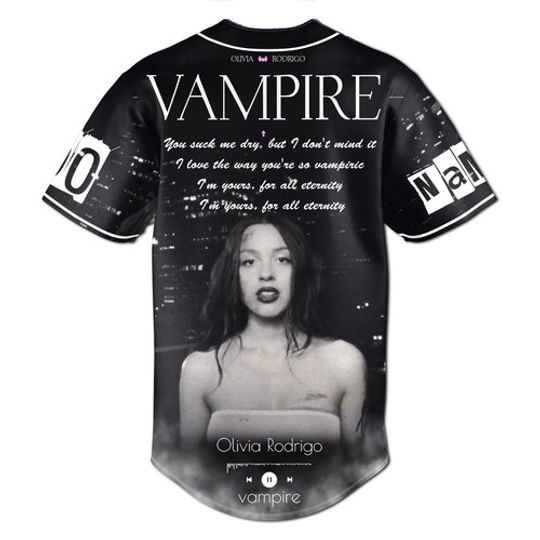 Personalized Olivia Rodrigo Guts Tour 2024 Baseball Jersey