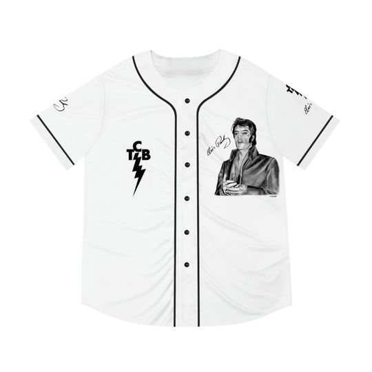The King Rock And Roll Elvis Presley Baseball Jersey