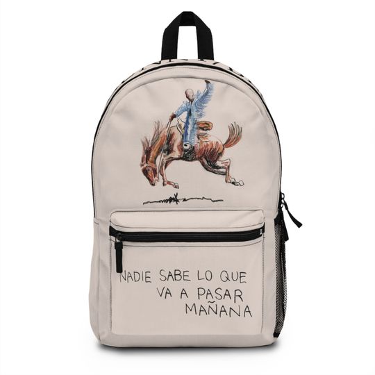 Nadine knows what's going to happen maana backpack | bad bunny backpack