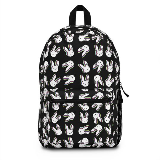 Bad Bunny Backpack, Verano Sin T Backpack, Adjustable Shoulder Straps