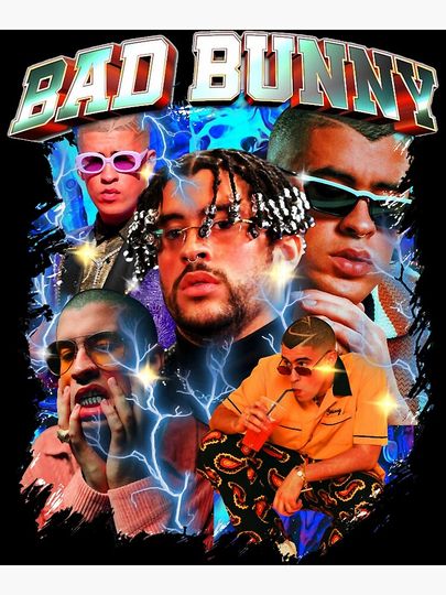 Bad Bunny Canvas - Bad Bunny merch