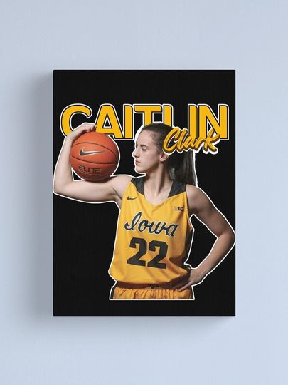 caitlin clark vintage style Canvas Print