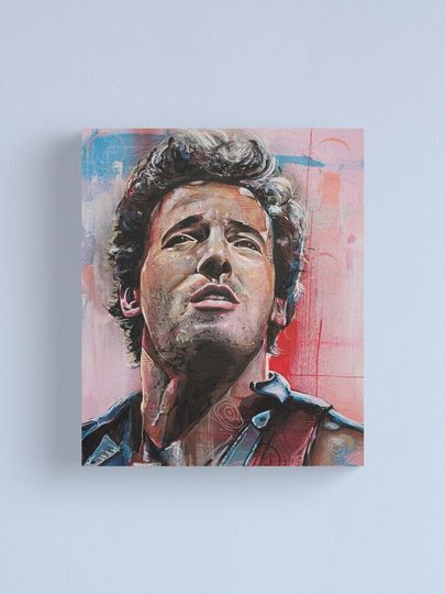 Bruce Springsteen painting Canvas Print