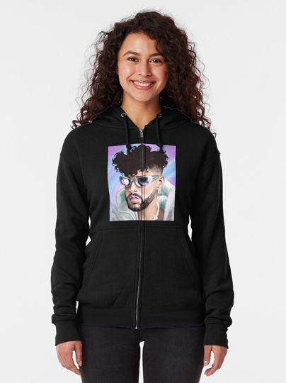 Bad bunny Zipped Hoodie