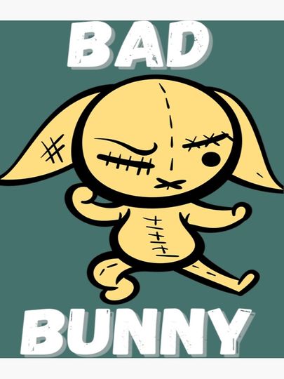 Bad Bunny Target Bunny Funny  Canvas Print