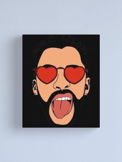 bad bunny dodgers Canvas Print