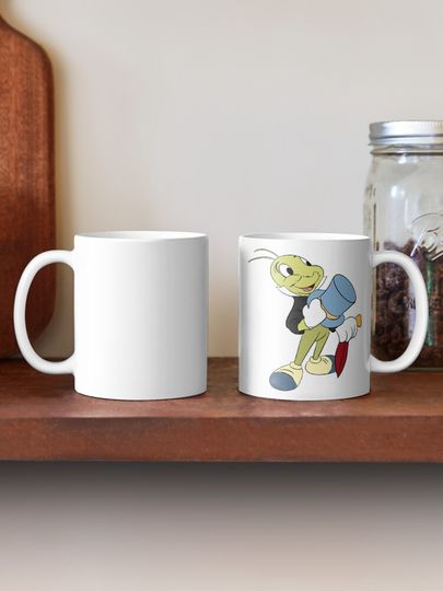 Jiminy Cricket Coffee Mug, Disney Mug