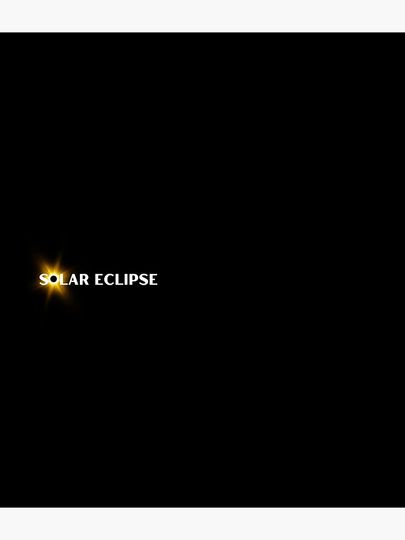 Solar Eclipse : Total Solar Eclipse Backpack