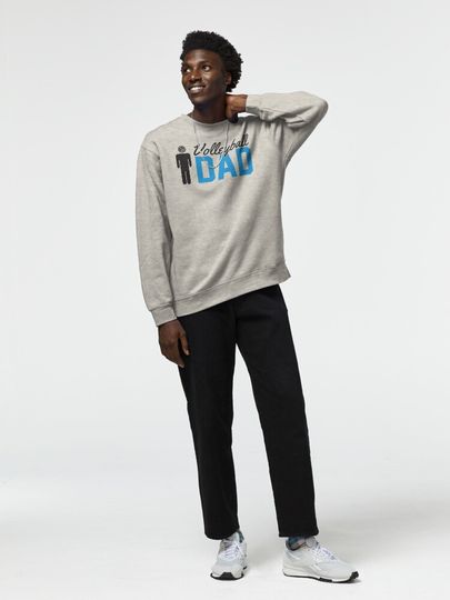 Volleyball Dad Pullover Sweatshirt