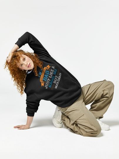Cool Volleyball Dad Pullover Sweatshirt