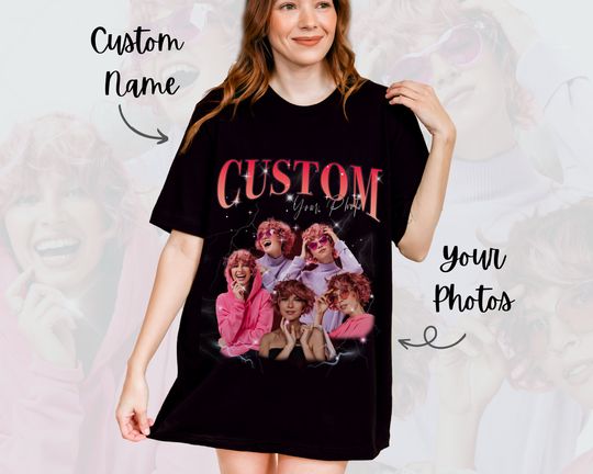 CUSTOM Your Own 90s Vintage Bootleg Unisex T-shirt, Bootleg Tee