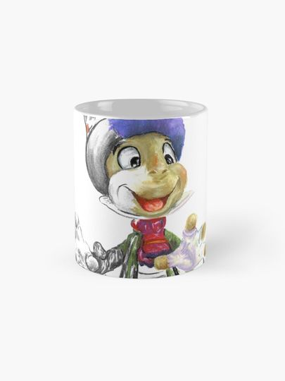 Charcoal and Oil - Jiminy Cricket Coffee Mug